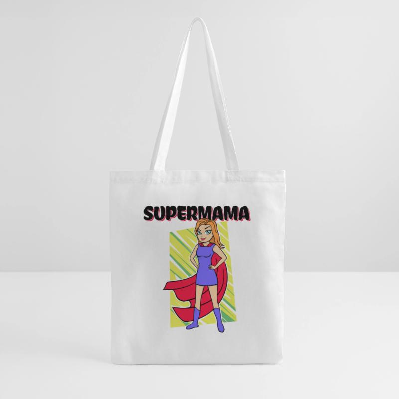 Supermama Beste Mutter Muttertag Statement Mama Stoffbeutel