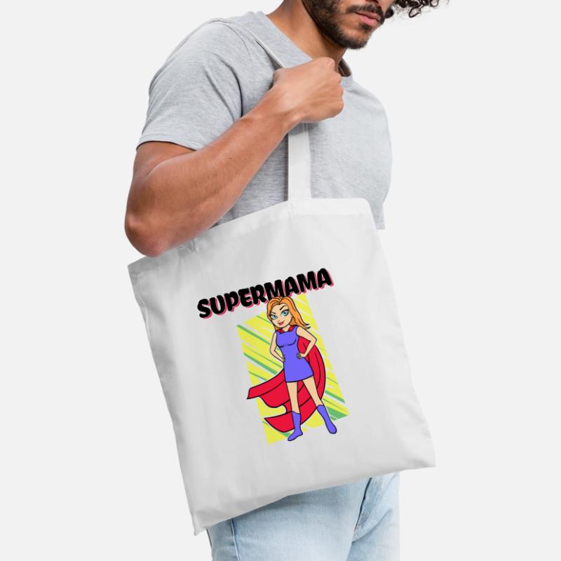 Supermama Beste Mutter Muttertag Statement Mama Stoffbeutel