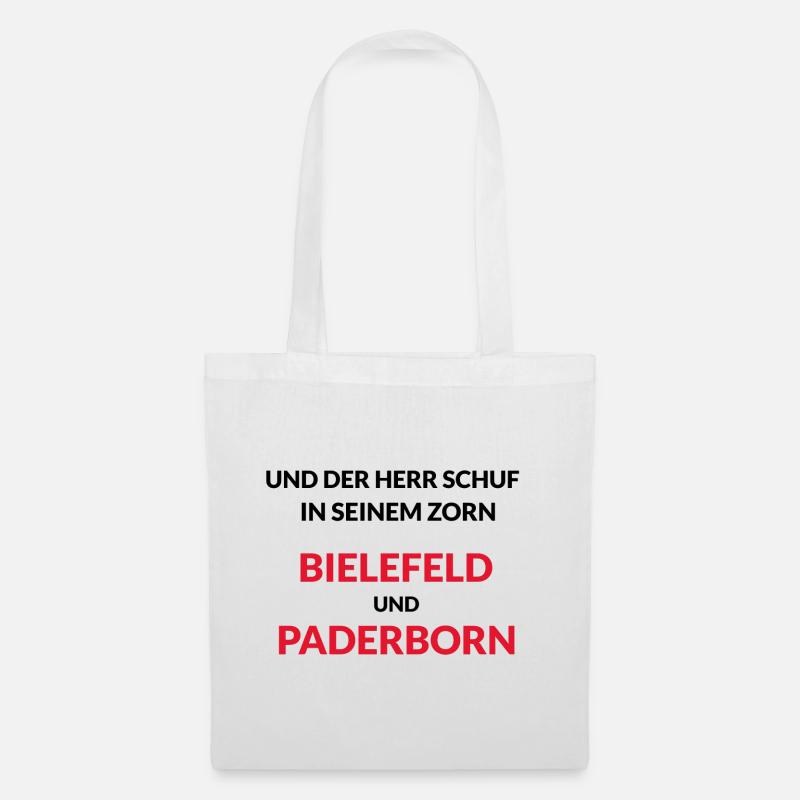 Bielefeld und Paderborn - Stoffbeutel - Weiß