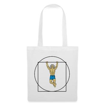 The Vitruvian man in strength (Color) - Tote Bag - white - Front