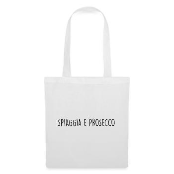 SPIAGGIA E PROSECCO - Sac en tissu - blanc - Devant