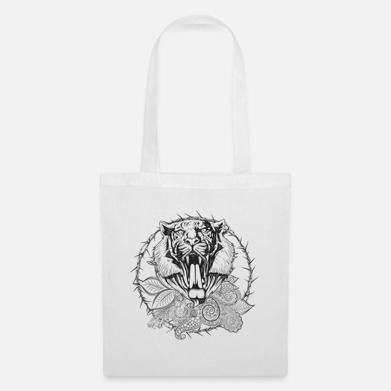 TIGER ROAR - Stoffbeutel - Weiß
