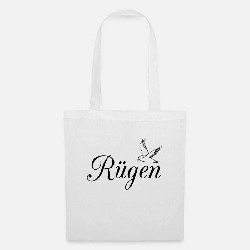 Rügen Möwe - Stoffbeutel - Weiß