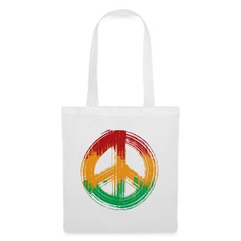 Reggae Liebe Frieden Einigkeit Jamaika Reggaeton - Stoffbeutel - Weiß - Vorne