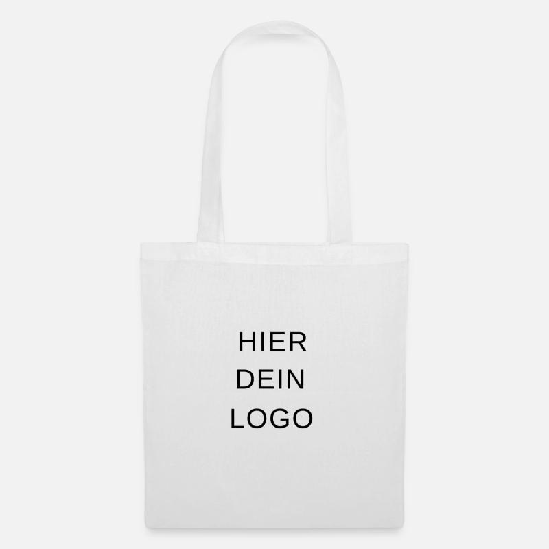 Hier dein logo - Stoffbeutel - Weiß