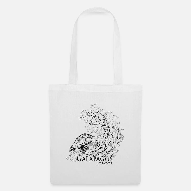 GLPS turtle and dry tree - Tote Bag - white