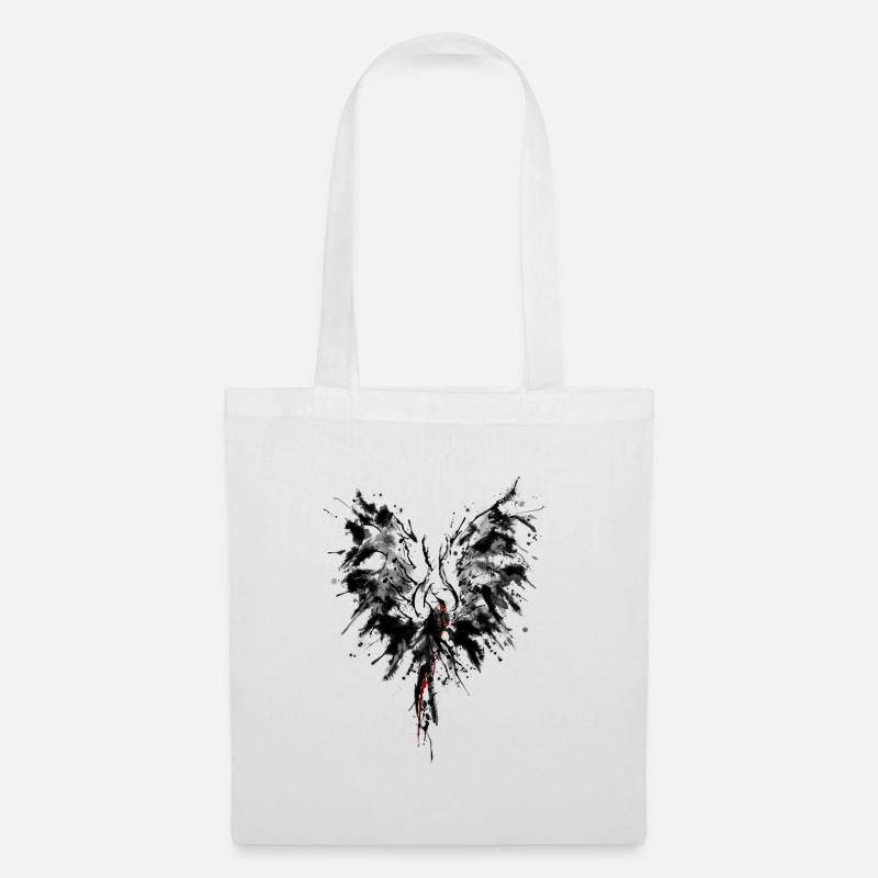 Black Phoenix - Stoffbeutel - Weiß
