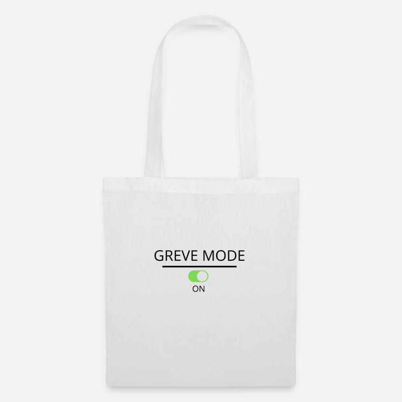 Greve mode on - Sac en tissu - blanc