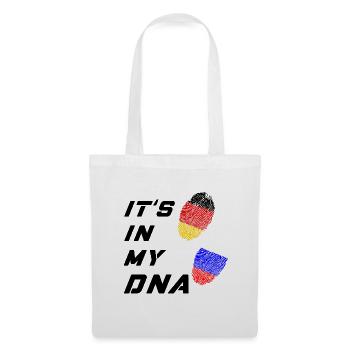 C'est dans mon ADN l'Allemagne et la Russie - Sac en tissu - blanc - Devant