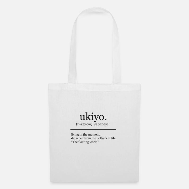 Ukiyo - Stoffbeutel - Weiß