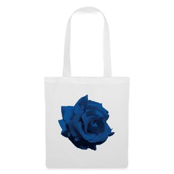 Flower - Rose blue - Tote Bag - white - Front