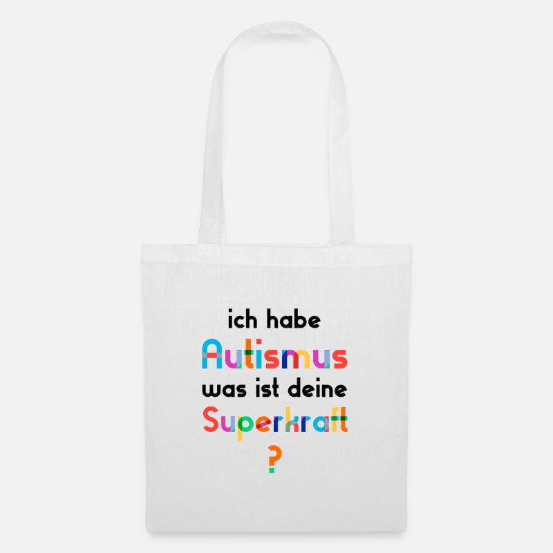 Autismus Autist - Stoffbeutel - Weiß