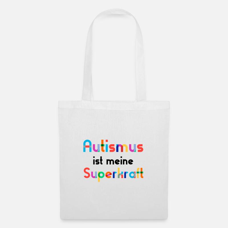 Autismus - Stoffbeutel - Weiß