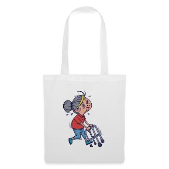 Humour drôle course course jogging marathon sport - Sac en tissu - blanc - Devant