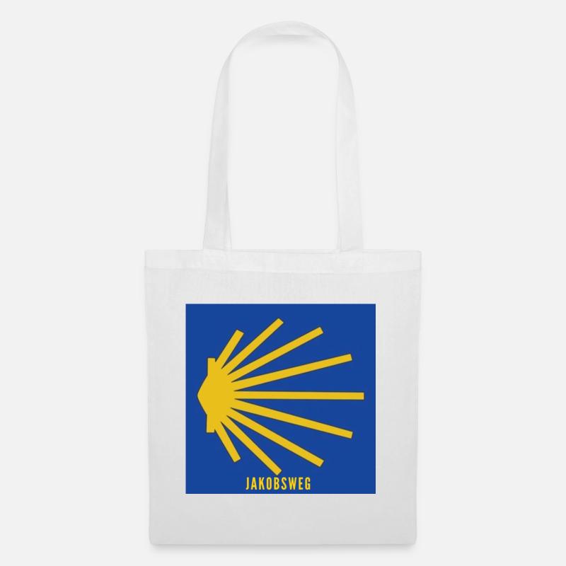 Chemin de Saint-Jacques - Sac en tissu - blanc
