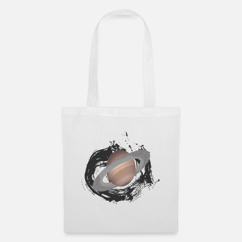 planet Saturn, planet, alien - Tote Bag - white