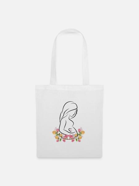 Mommy to be - Stoffbeutel - Weiß