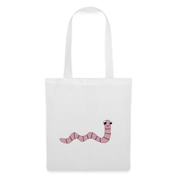 Earthworm *** blank - Tote Bag - white - Front