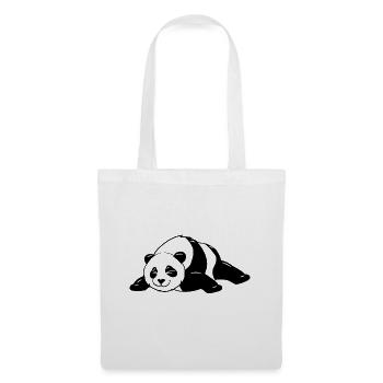 Lustige schwarz-weiße süße Panda Bear Tanz Dab - Stoffbeutel - Weiß - Vorne