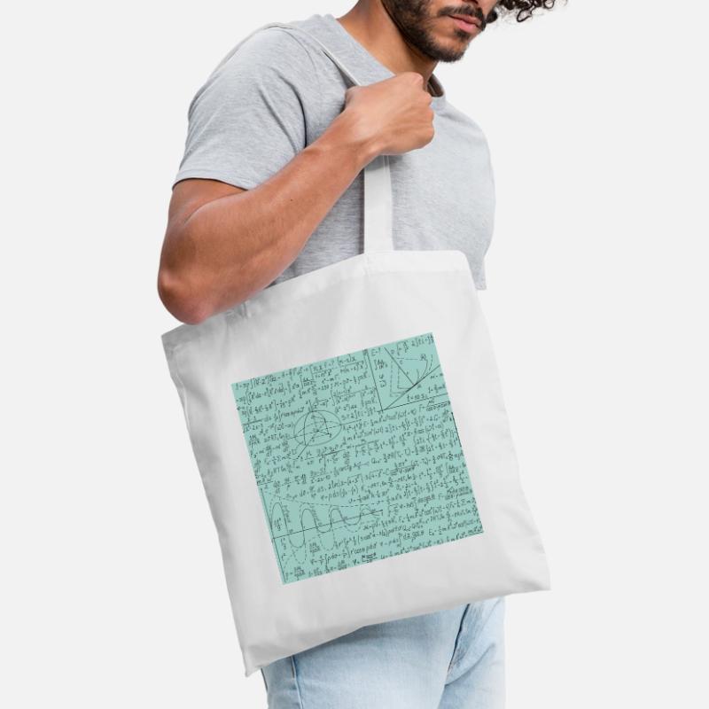 Math Equation Pattern, Math Formula Lover Gift Tote Bag