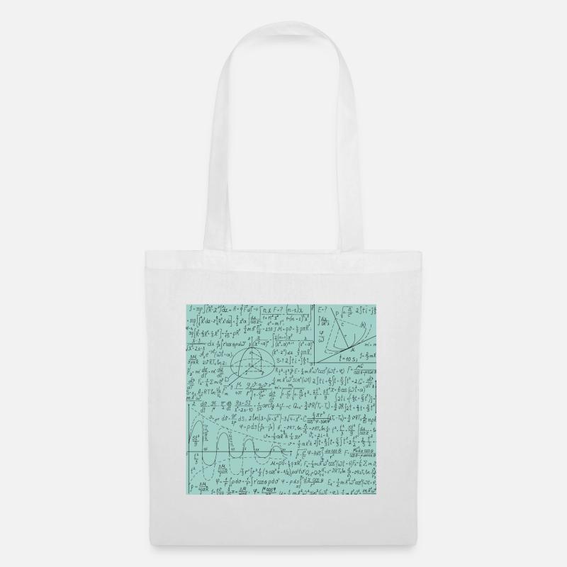 Modèle d’équation mathématique, Math Formula Lover Cadeau - Sac en tissu - blanc