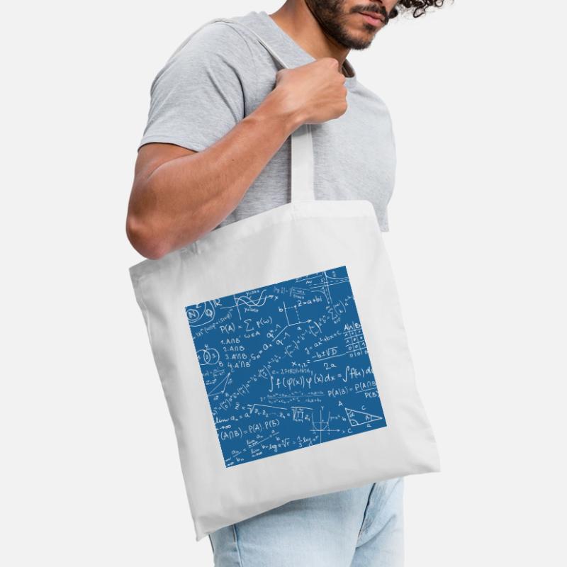 Math Equation Pattern, Quadratic Formula Math Gift Tote Bag