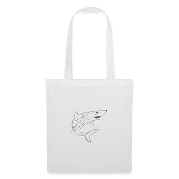 Shark / shark - Tote Bag - white - Front
