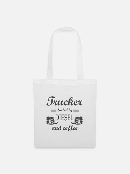 Trucker - Stoffbeutel - Weiß