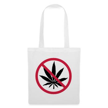 Weed Prohibited Sign - Tote Bag - white - Front