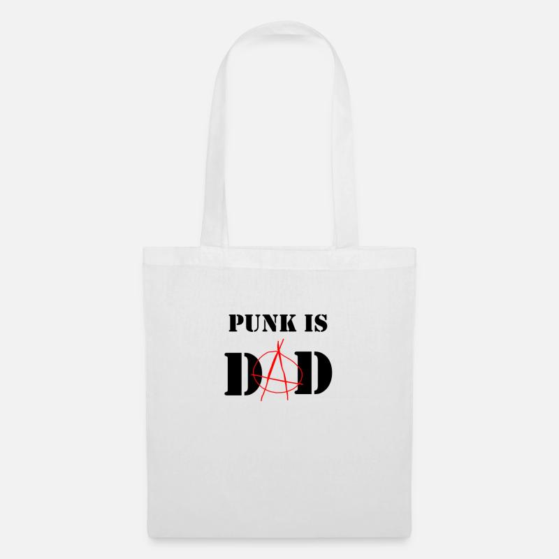 Punk is Dad - Stoffbeutel - Weiß