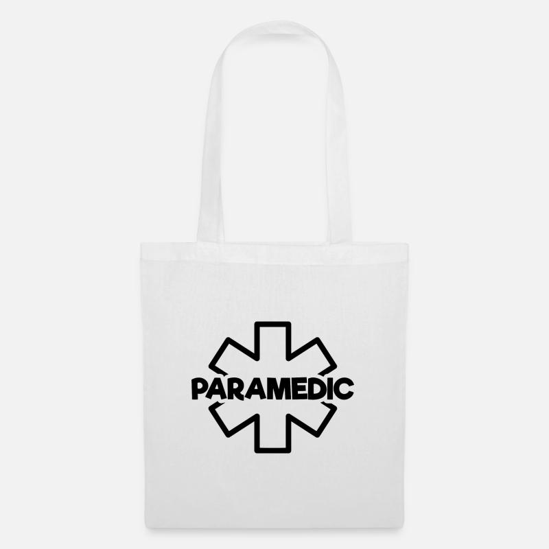 Cadeau drôle de devis paramédic pour infirmière EMT CNA - Sac en tissu - blanc