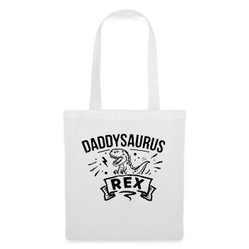 Daddysaurus - Sac en tissu - blanc - Devant