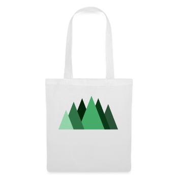 triangle forest - Stoffbeutel - Weiß - Vorne