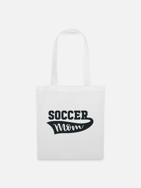 Soccer Mom Fußballmami Design - Stoffbeutel - Weiß