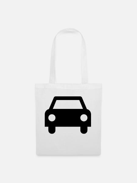 car auto logo - Stoffbeutel - Weiß