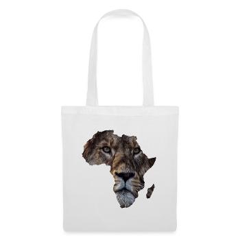 Afrika Löwe - Stoffbeutel - Weiß - Vorne