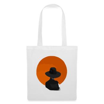 Woman with hat - Tote Bag - white - Front