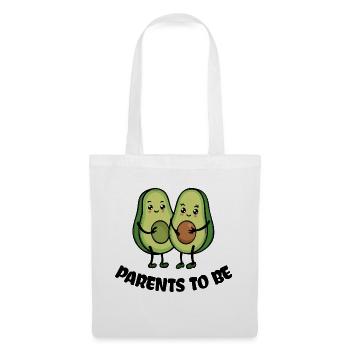 Parents Famille Progéniture Bébé Enceinte Avocat - Sac en tissu - blanc - Devant
