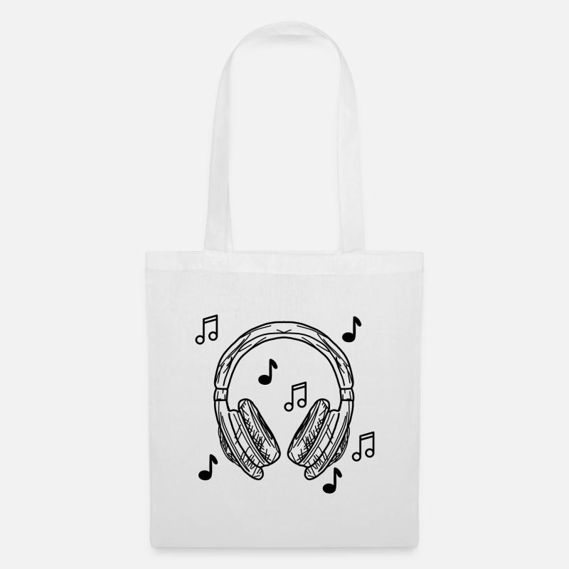 Hovedtelefoner Musik noder Music Party Dancing - Mulepose - hvid