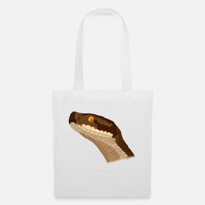 Vipère aspic - Sac en tissu - blanc