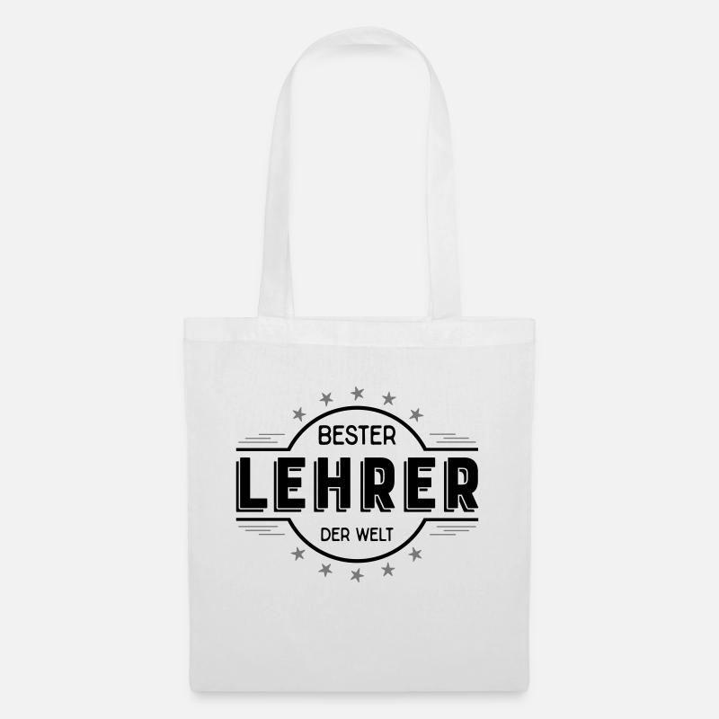 lehrer - Stoffbeutel - Weiß