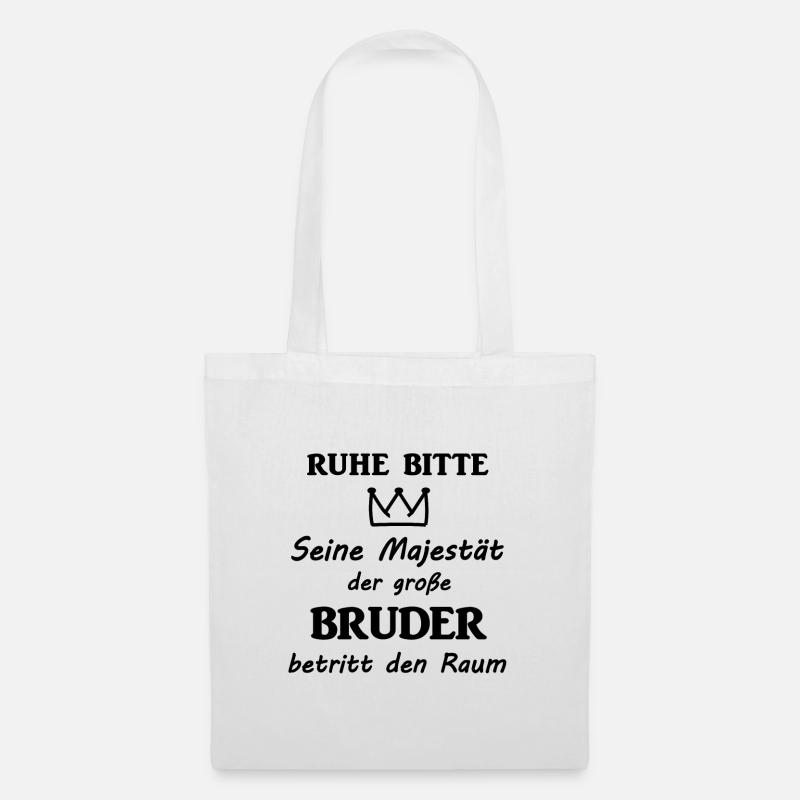 Großer Bruder - Stoffbeutel - Weiß