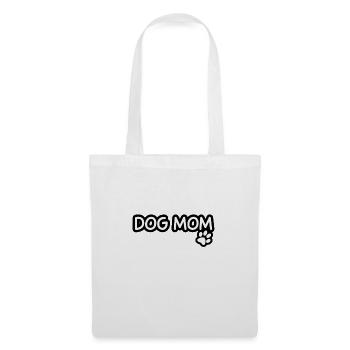 Dog Mom - Sac en tissu - blanc - Devant