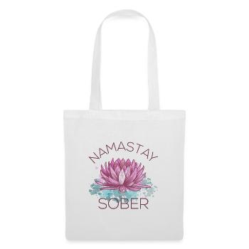 Namastay Sober III - Tote Bag - white - Front