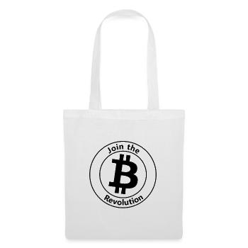 La révolution Bitcoin - Sac en tissu - blanc - Devant