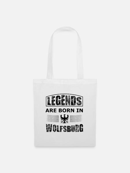 Wolfsburg Legenden - Stoffbeutel - Weiß
