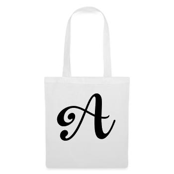 buchstabe a - Stoffbeutel - Weiß - Vorne