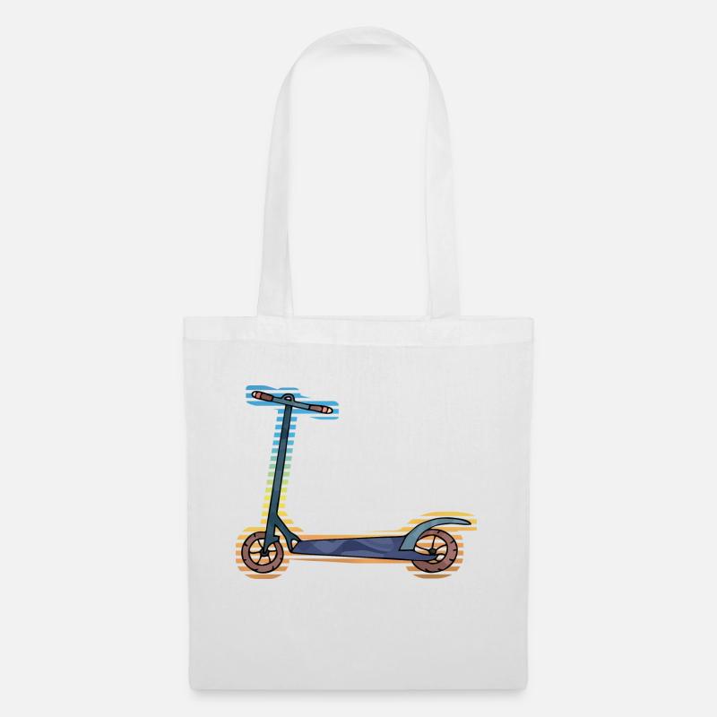 Scooter - Stoffbeutel - Weiß