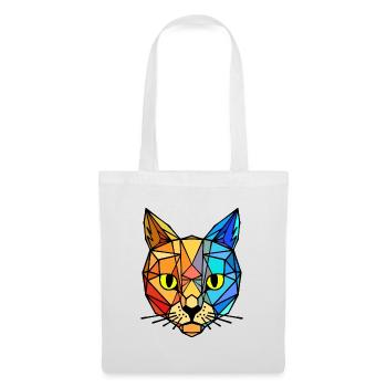 Tigre animal - Sac en tissu - blanc - Devant