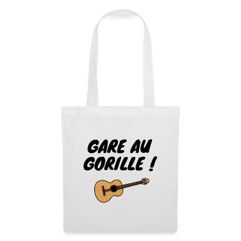 Gare au Gorille - Sac en tissu - blanc - Devant